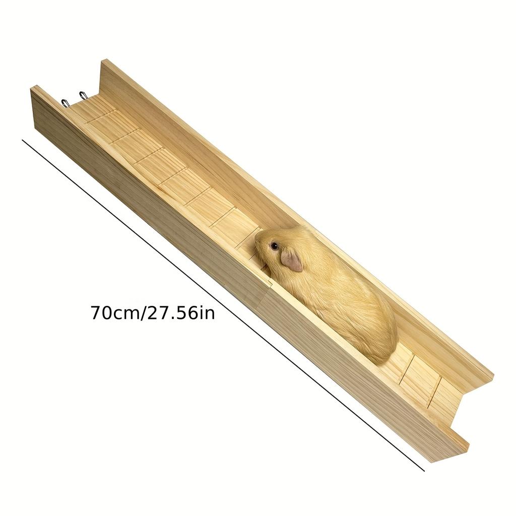 1 Piece of Accessory, and Shipped Randomly, Hamster Platform, Wooden Hamster Stairs, Golden Hamster Slide, Hamster Pet Toys, Landscaping Supplies