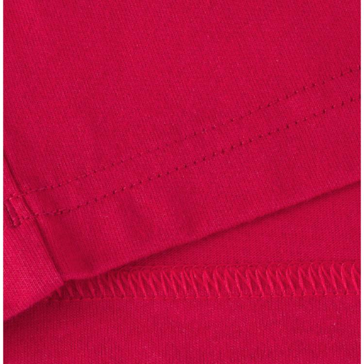 Li Ning Group Purchase Series Solid Color Round Neck Comfortable Breathable Versatile Short Sleeve T-Shirt Men Tops Bull-Red AHSUA49-3