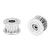 2 Pcs HTD3M Pulley 14T AF Type 6mm Bore 7mm Slot Width Timing Belt Pulley for CNC Machine 3D Printer Automotive Engine