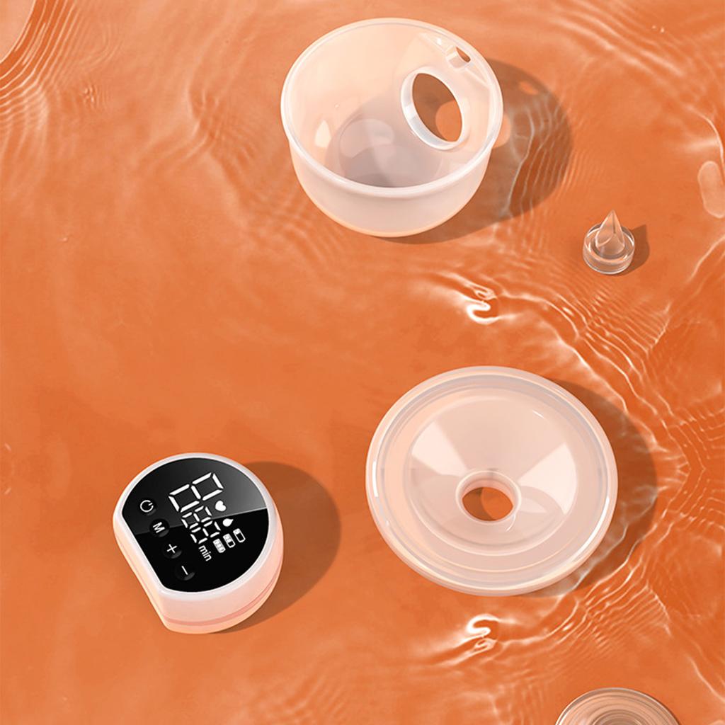 Elektrische Tragbare Milchpumpe Freihändig Geräuscharm 3 Modi 9 Stufen Leistungsstarke Saugkraft LED-Bildschirm