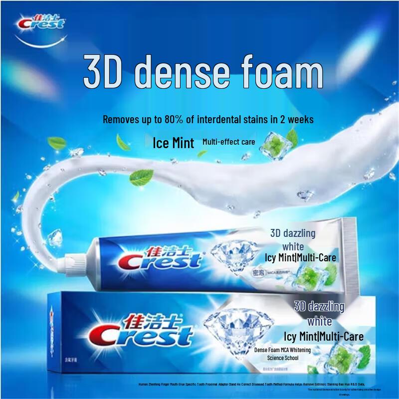 Crest 3D White Ice Mint Toothpaste