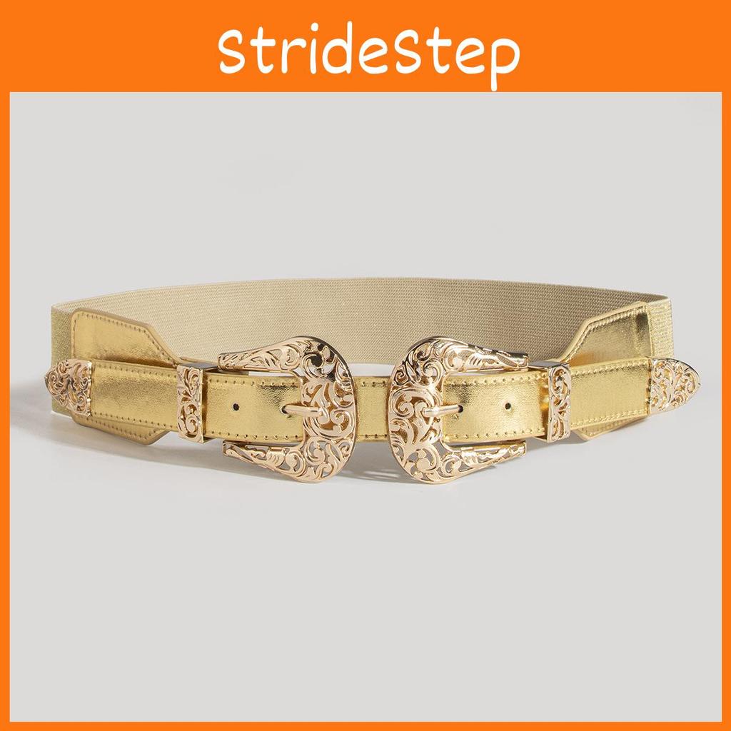 Denim Waist Belt With Metal Buckle Adjustable Buckle For Women Fashion Accessories