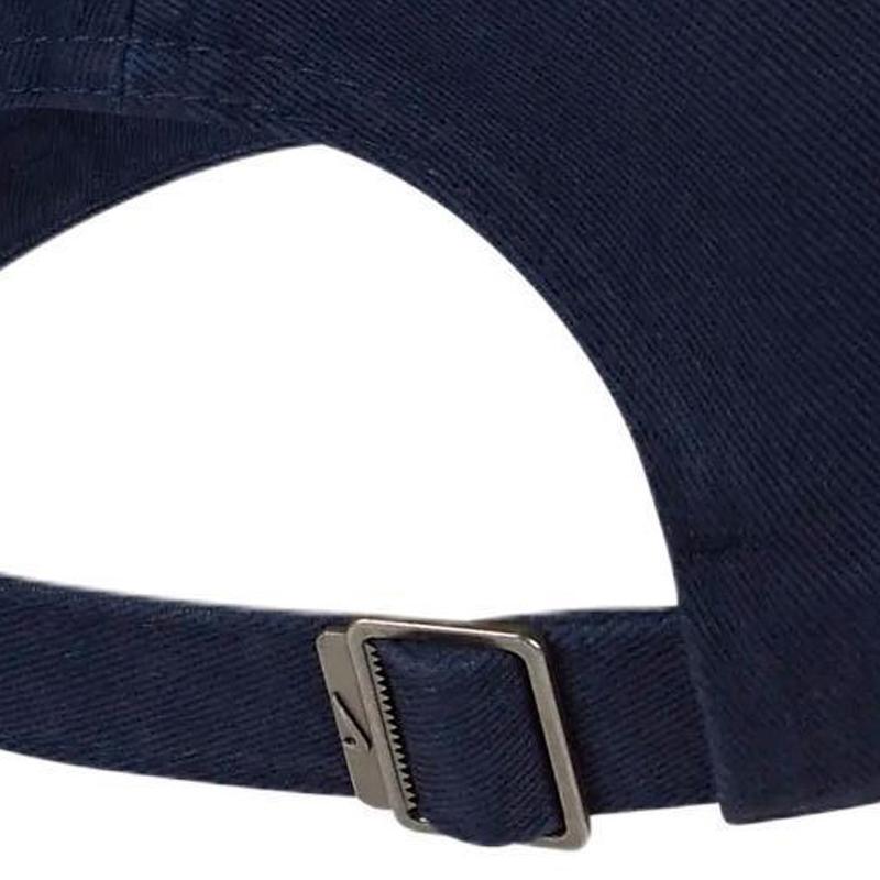 Nike Logo Decorated Cotton Baseball Cap Unisex Hats Blue FB5368-410