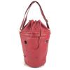 Tassel Fringe Manjoire Drawstring Bag Shoulder Bag Courchevel Red