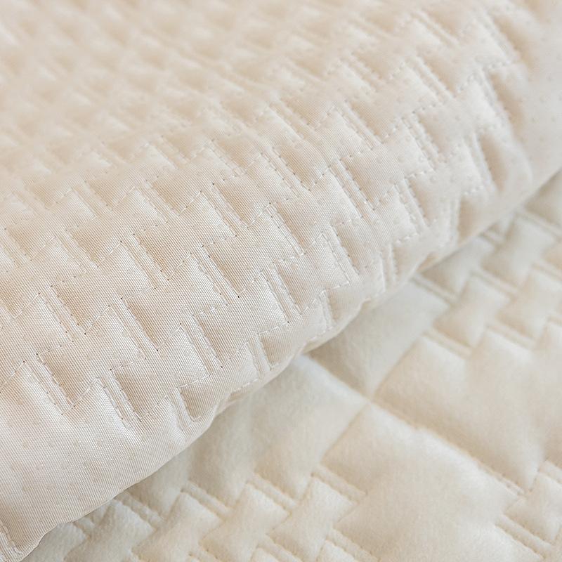 Modern Simple Crystal Velvet Sofa Cushion Four Seasons Universal Machine Embroidery Sofa Cushion Non-Slip Sofa Cover Cover Towel