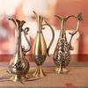 Europäische Retro-Vase, eine Blume, kreatischer Hof-Schreibtisch Nachttisch, Wohnzimmer-Blumenarrangement, einfaches Esszimmertisch-Dekoration, künstliche Blume