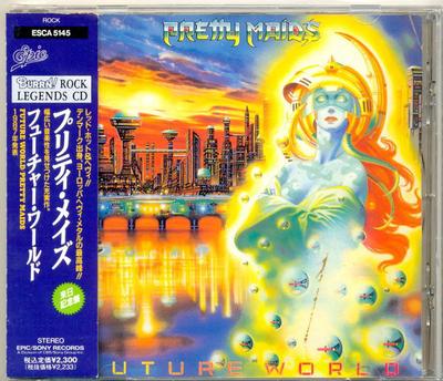 CD PRETTY MAIDS  Future World ESCA5145 Epic 1990 Japan Rock Used