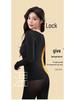 Women's Moisturizing Hyaluronic Acid Thermal Suit: Long-Sleeved Top & Pants for Autumn