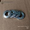 Anti-Slip Grounding Claw Washer, Cone Surface, Zinc-Coated, M4-M20
