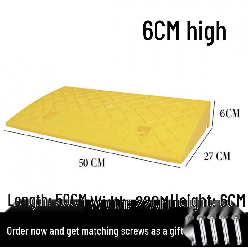Uphill Slope Mat, Barrier-Free Ramp, Plastic Ladder, Speed Bump, Intersection Aid
