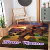 Minecraft Personalized Text Area Rug Design For Bedrooms Study Room Living Rooms Kitchen Antislip Carpet Anime Office Decor Wedding Party Gift