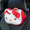 Hello Kitty Car Neck Pillow Cushion Soft Car Headrest Waist Pillow Safety Seat Belt Shoulder Pad for Girls Gift
