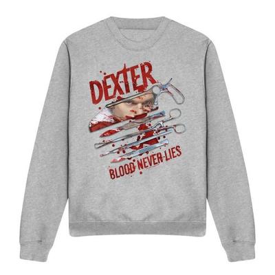 Dexter Unisex Adult Blood Never Lies Sweatshirt