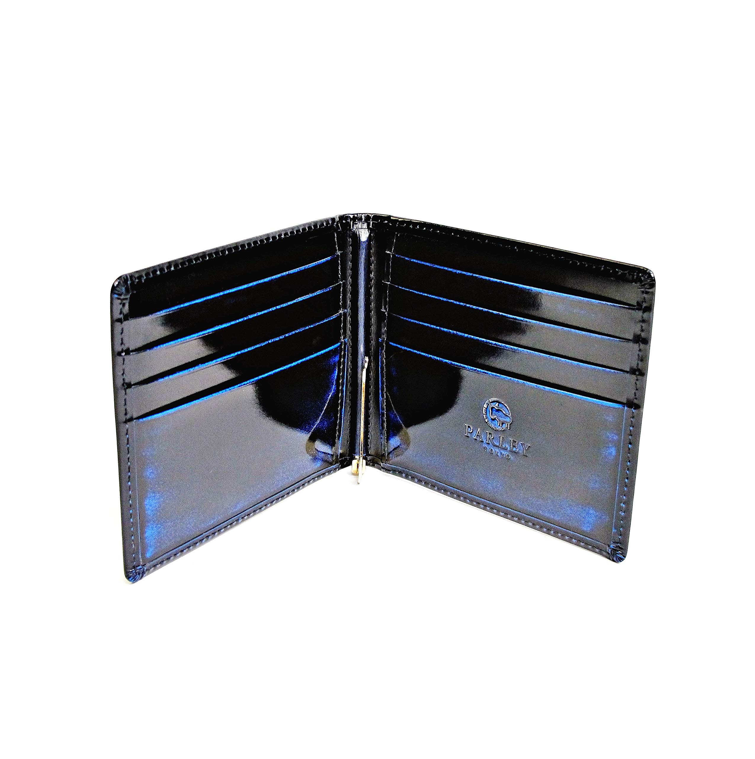 

Parley Classic Деньги Кожа Коровы Королевский Синий Сделано в Японии Зажим, Кип, Градиент, PC-11, синий