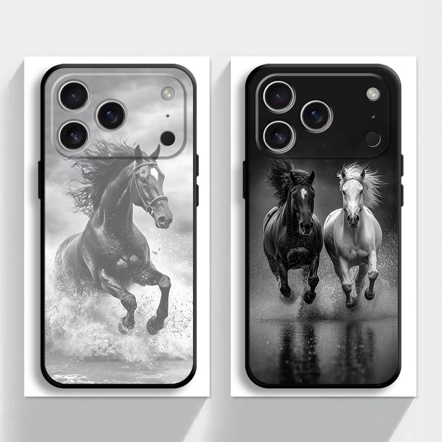 The Horse Funda Phone Cover Case for Apple iPhone 17 Pro Max 16 Air XR XS MAX 13 12 11 14 15 Pro 7 8