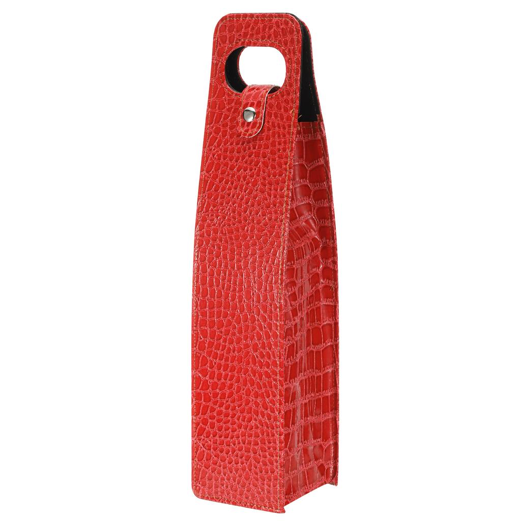 1/2pcs Wine Gift Bag Wine Bag Reusable Leather Wine Tote Carrier Wine Bottles Portable Champagne Gift Bags for Party Wedding