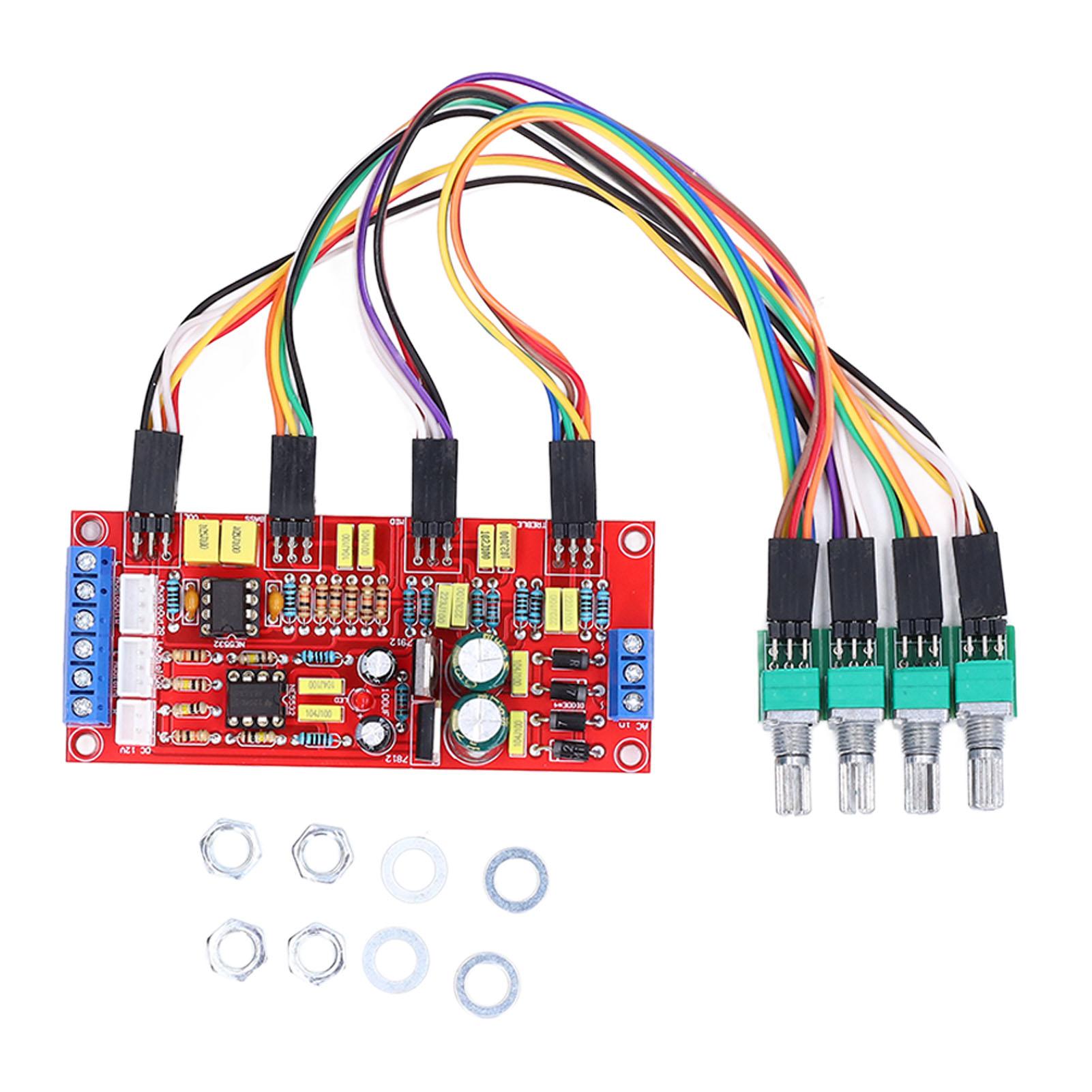 

Модуль підсилювача потужності з платою керування гучністю попереднього підсилювача NE5532 із високими середніми частотами низьких частот
