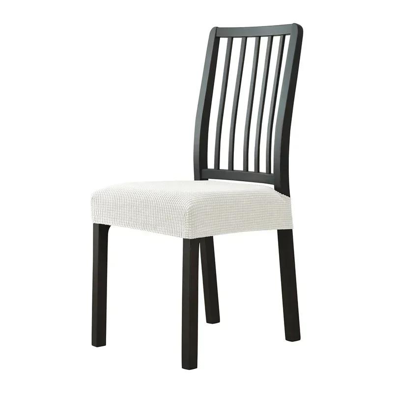 

1/2/4/6 шт. чехлы для стульев из флиса, эластичные чехлы для стульев, противоскользящие чехлы для обеденных сидений для дома, отеля, вечеринки, банкета 1pc chair cover