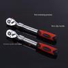 72 Tooth Adjustable Socket Ratchet Wrench 1/2 1/4 3/8 inch Extendable Socket