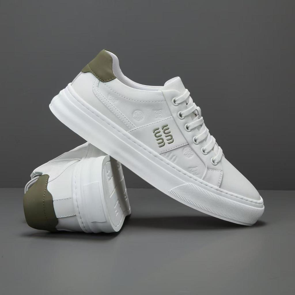 Herren Geprägte Canvas Schnürschuhe - Atmungsaktiv und Modisch für Frühling und Herbst