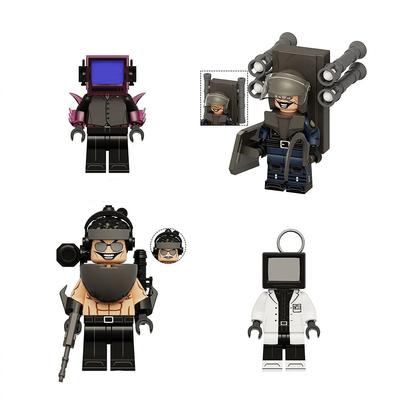 TV Man SWAT Toilet Man Assembly Building Blocks Toys