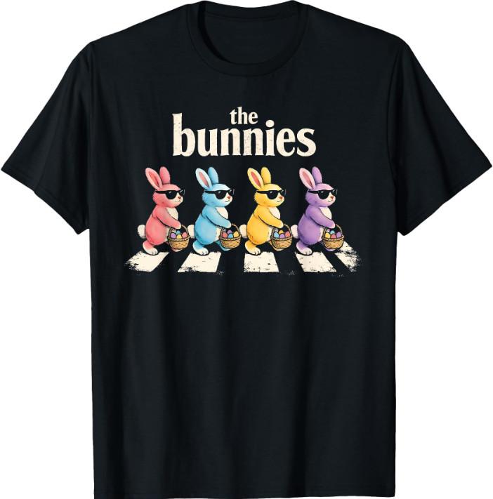 Retro Easter Bunny Funny Easter T-Shirt S разноцветный