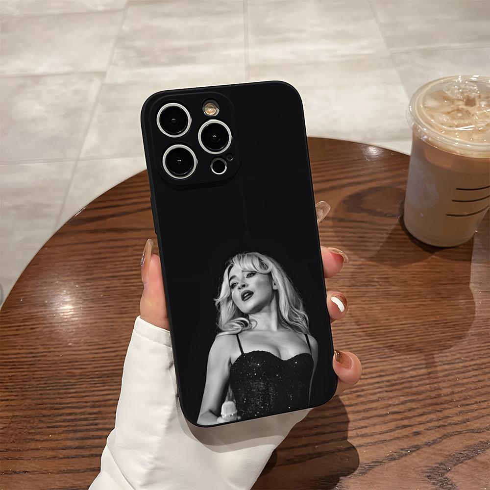 

Singer S-Sabrina Carpenter Phone Case For Iphone 17 Pro Max 16 Pro Max 15 Pro 14 Plus 13 11 12 Xr X Xs Plus Se Back Cover iPhone17ProMax