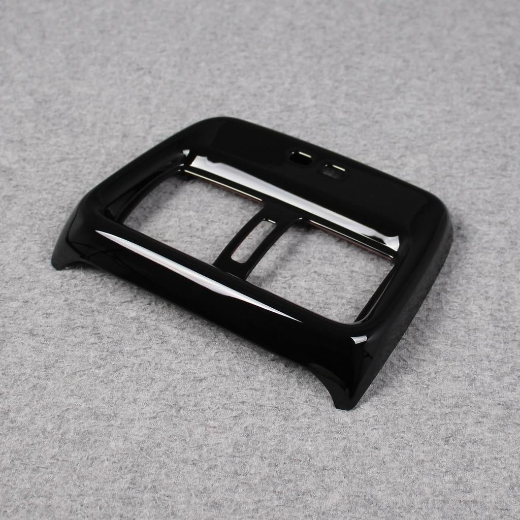 RUIQ Toyota Crown Crossover SH35 Interior Rear Seat Air Conditioning Ring Designed Exclusively for Toyota Crown Crossover Garnish, (Piano Black)