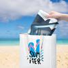 Blue Shark Beach Towel,Oversized Pool Towels for Adults, Soft Plush Lightweight Travel Towel, Absorbent Beach Blanket for Pool