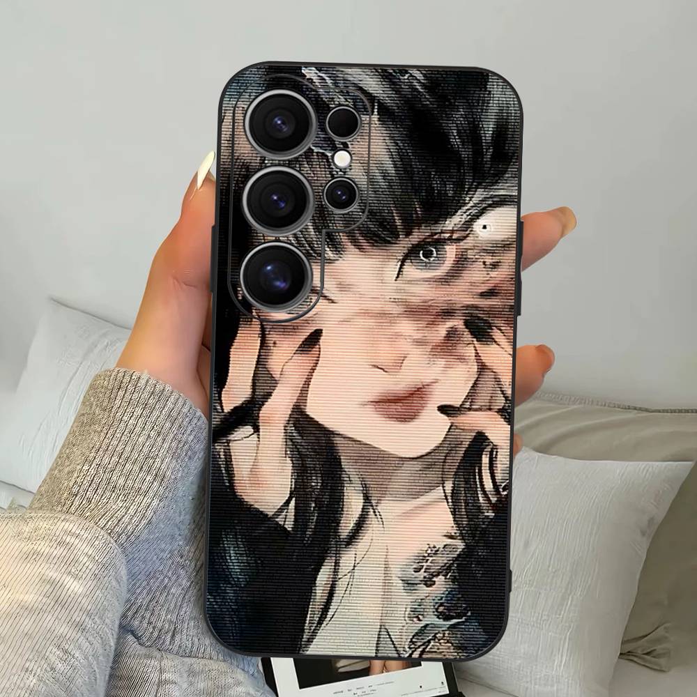 

Junji Ito Horror Comics Phone Case For Samsung S 24 Fe 25 Ultra Plus 20 Lite 21 30 22 23 24 22 Ultra 5G Fundas Samsung S23 ULTRA 5G