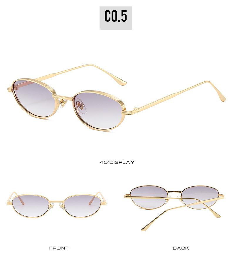 JYL Small Round Retro Sunglasses Women Vintage Punk Unisex Outdoor / 3602