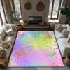 Unique Abstract Area Rug Washable Non-Slip Floor Mat Home Decor Living Room Bedroom Carpet Modern Art Design Indoor Outdoor Rug