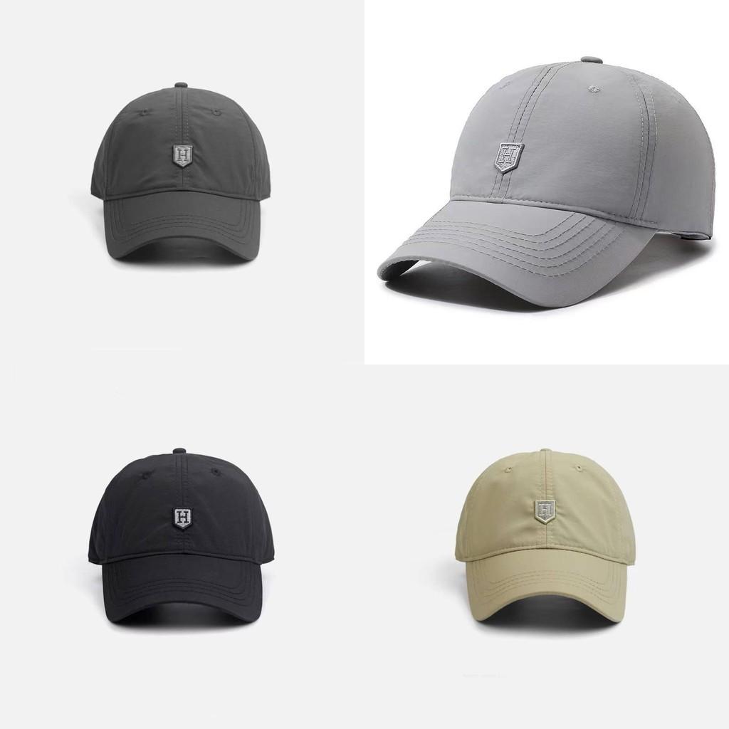 Embroidery Letters H Duck Cap Sports Summer Outdoor Running Breathable Shade