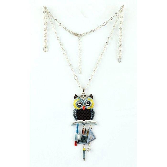 Schoolgirl Owl Sautoir