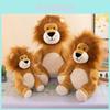 Soft And Cuddly Animal Plush Doll Lion Tiger Elephant Monkey Giraffe Kids Gift