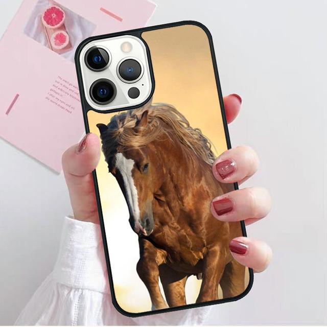 Horse Pony Pattern Phone Case Cover For iPhone 17 Air 15 16 Pro Max 14 13 12 11 Pro Max Plus Shell