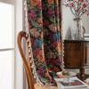 Haute Couture Floral Curtains - Silk-Touch Jacquard with Metallic Thread Accents | Light Diffusion Sheers for Penthouse Kitchens & Panoramic