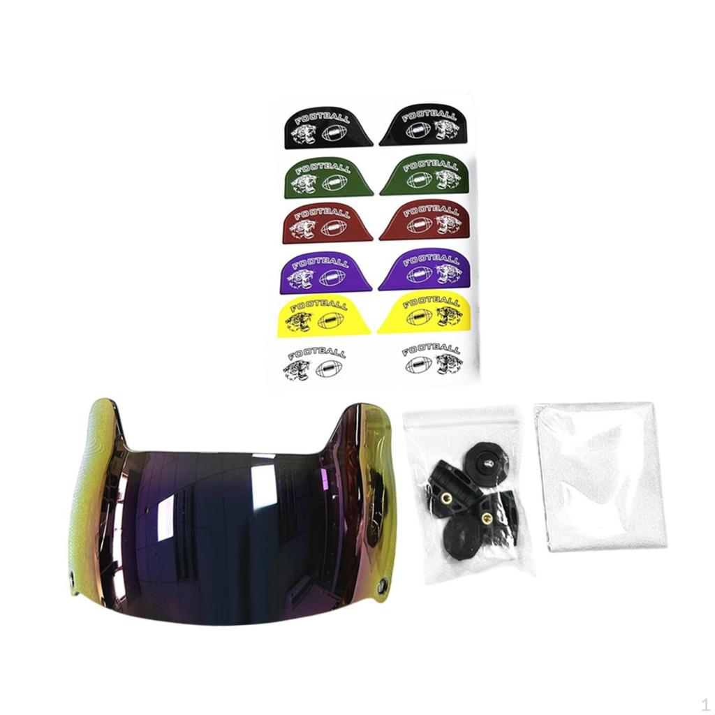 American Football Visor Face Mask Facial Protection for Adults Youth Helmets