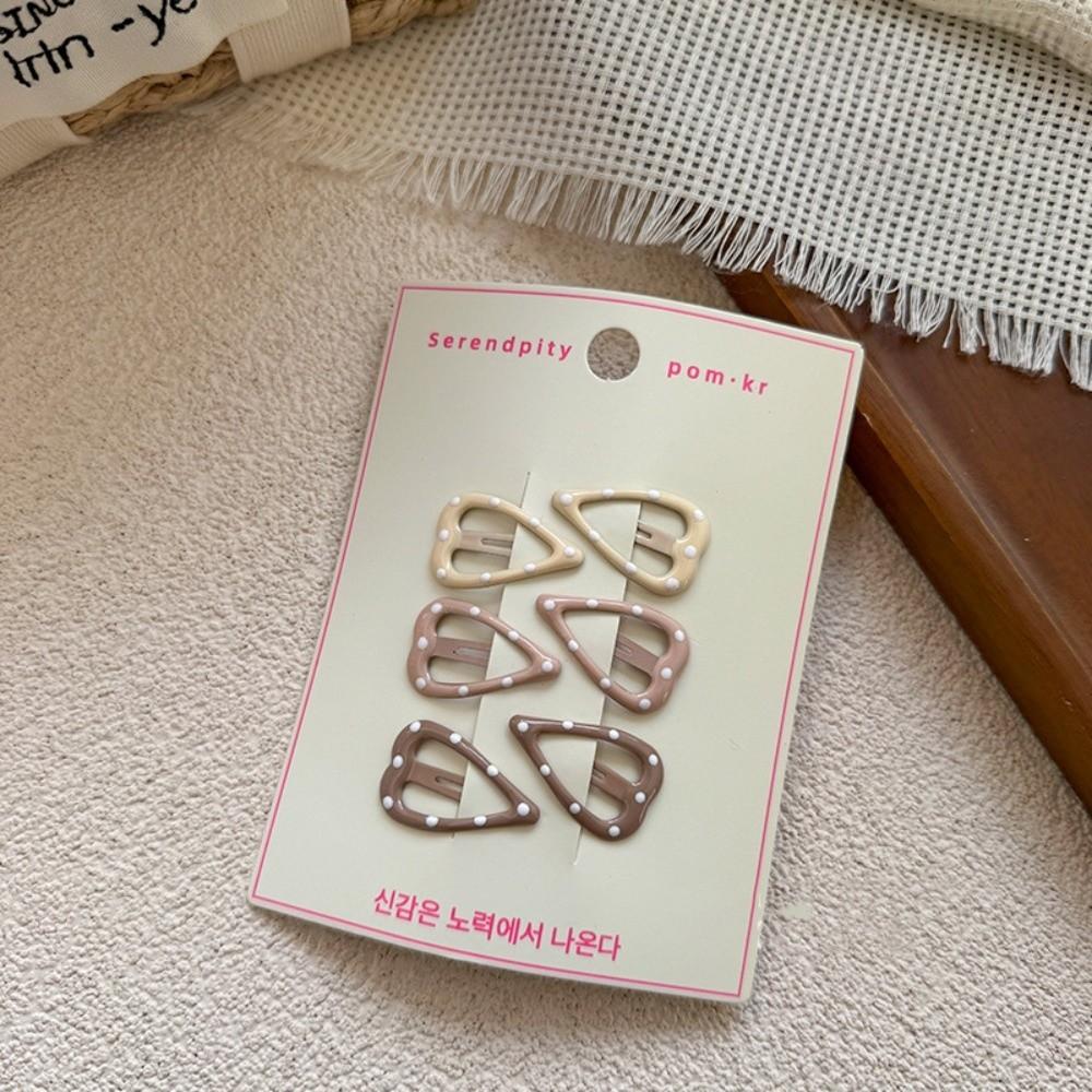 6 pièces/ensemble Pinces à cheveux douces Barrettes mignonnes Accessoires pour cheveux Épingle à cheveux pour filles