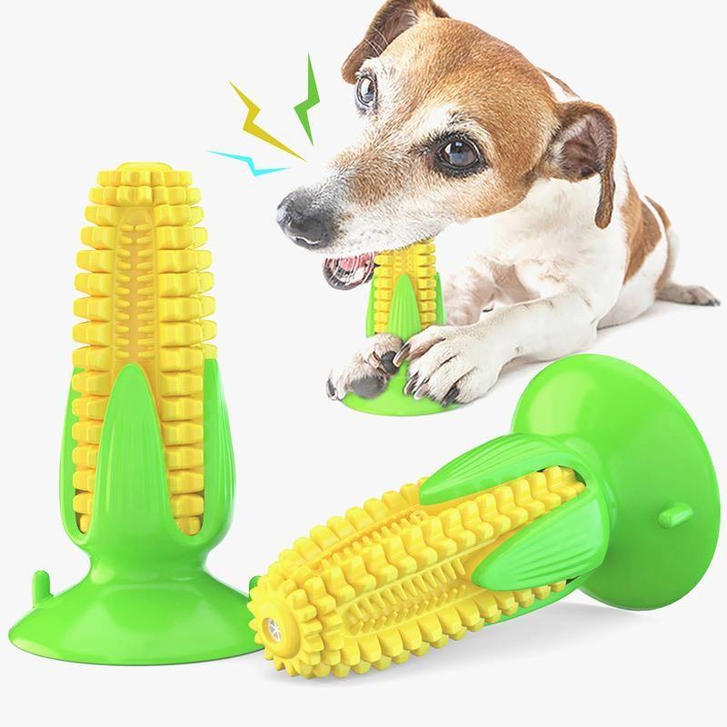 

Amazon New Best Selling Suction Cup Corn Sound Dog Toy Molar Rod Bite Glue Dog Toothbrush Pet Supplies Three Generations of Classic Maize