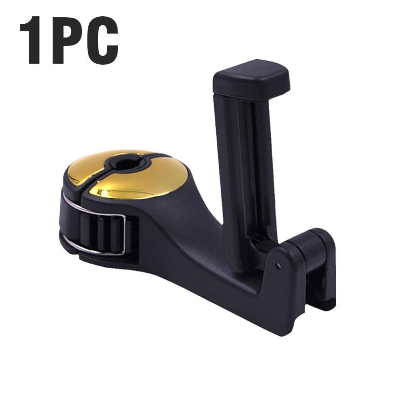 3 in 1 Multi-Function Car Back Seat Hook Hanging Storage Mobile Phone Holder Lazy Bracket Rear Seat Phone Headrest Bracket