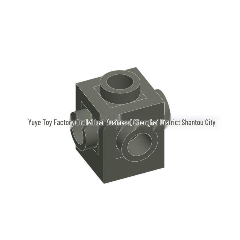 Compatible 4733 Universal 1x1 Brick with Four-Sided Hole - DIY Building Block Accessory 500g