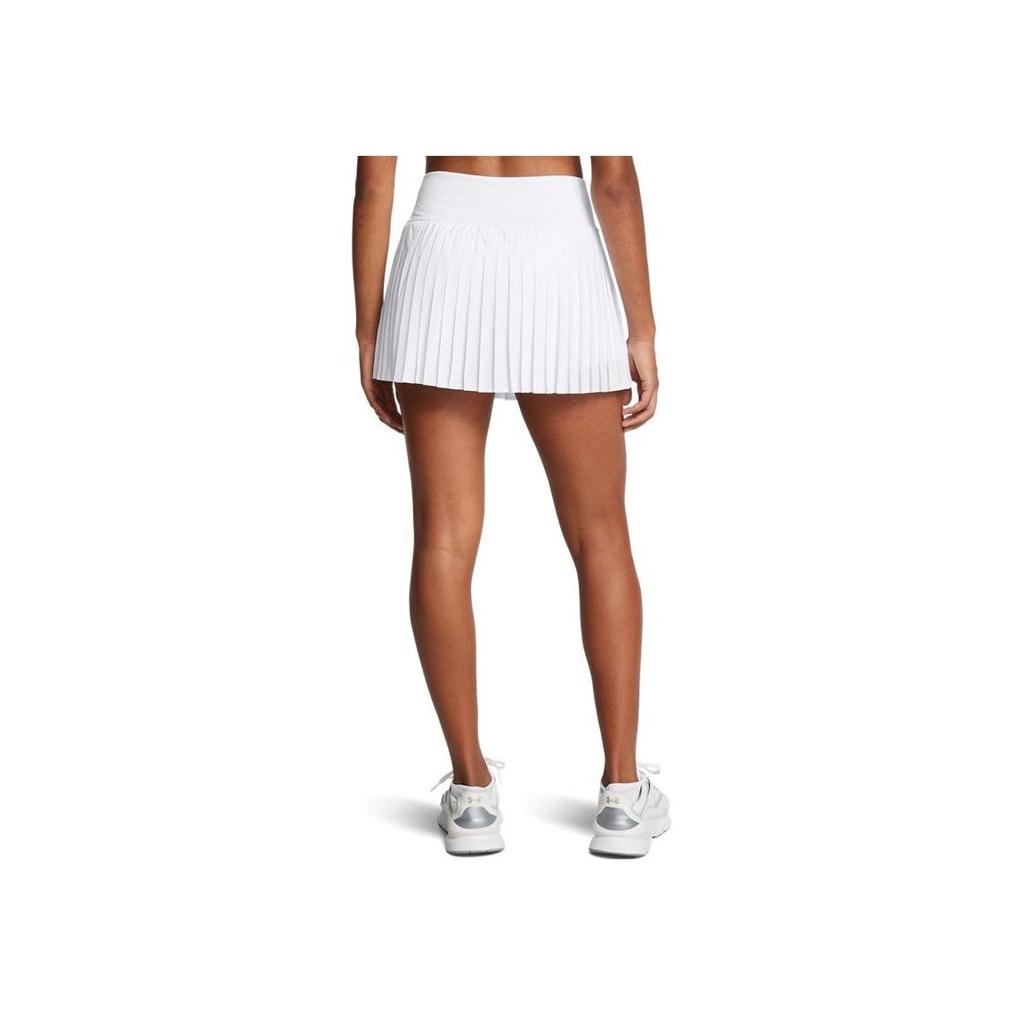 Under Armour Sport Skort Fashion Versatile Solid Color Training Pleated Casual Skirt Women Skirts White 1390157-100