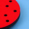 6Inch 15 Holes Pneumatic Dry Grinding Head Sponge Buffer Pad Dry Grinding Machine Soft Pad Self-Adhesive Grinding Machine Tray P