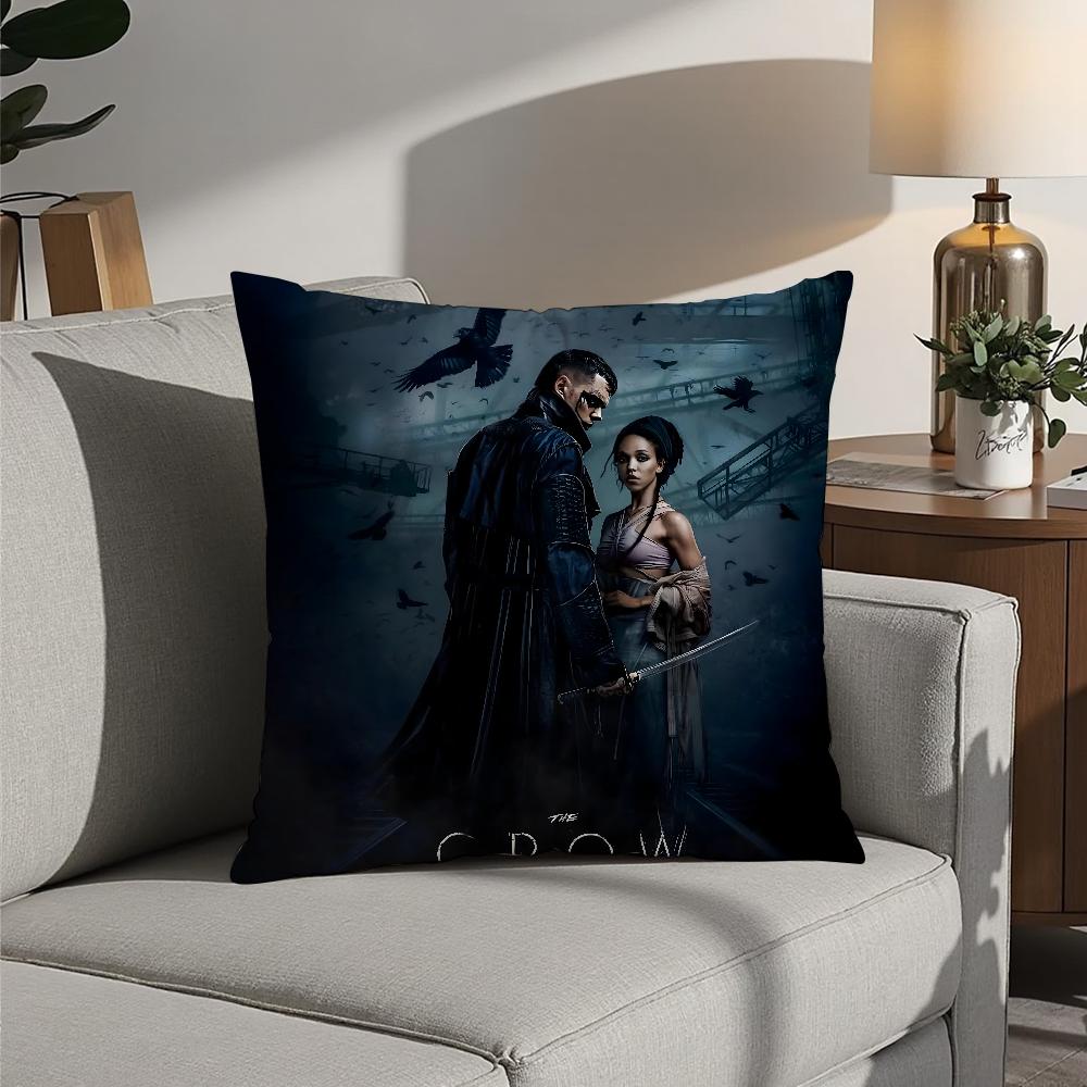 

Hot-Movie The C-Crow Pillow Case 3D Print Polyester Fiber 40*40cm Home Sofa Throw Decoration Festival Gift 12x12Inch