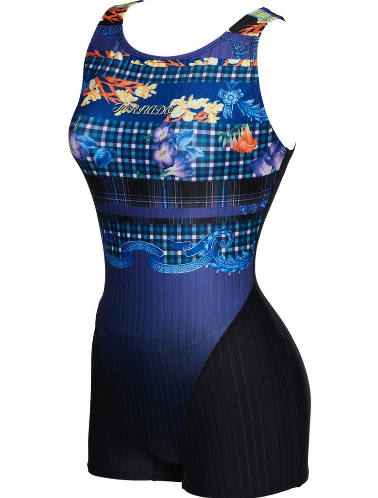 Toneidoseupocheu Hanarin Aquarobics Part 1 Half-Body U-Back Swimsuit