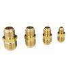 Riduttore Uguale Tubo con Raccordo a Svaso OD 1/4" 5/16" 3/8" 1/2" 5/8" 3/4" 7/8" Connettore Raccordo Tubo in Ottone Standard SAE Condizionatore d'Aria