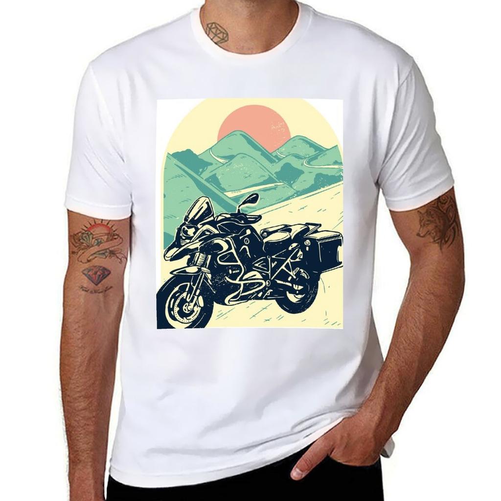 Adventure Rider Trip Tshirt Sporty Breathable Short Sleeve Tshirt
