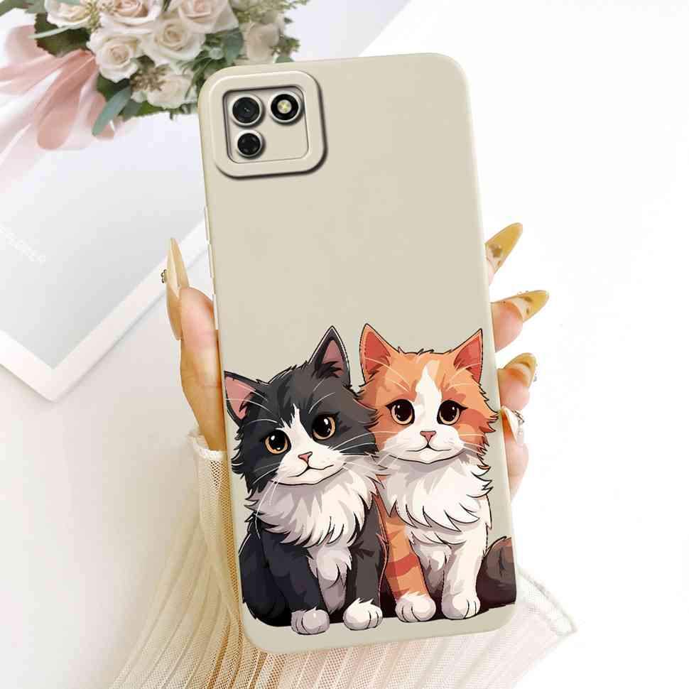For Huawei Y5p 2020 Case 5.45" Cute Cat Painted Cover Soft Silicone Shockproof Phone Case For Huawei Y 5p Y5p Coque Bumper