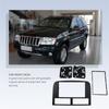 Car Radio Fascia for Jeep Grand Cherokee 1999-2005 Panel Dash Kit Trim Fascia Plate Stereo Console Cover Bezel Adapter